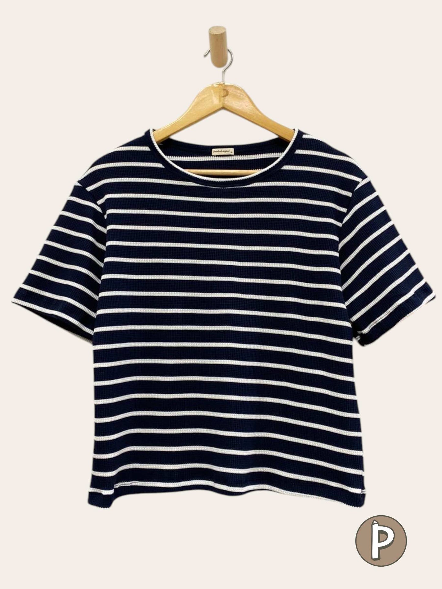 Pambahaymnl Waffle Stripes Top