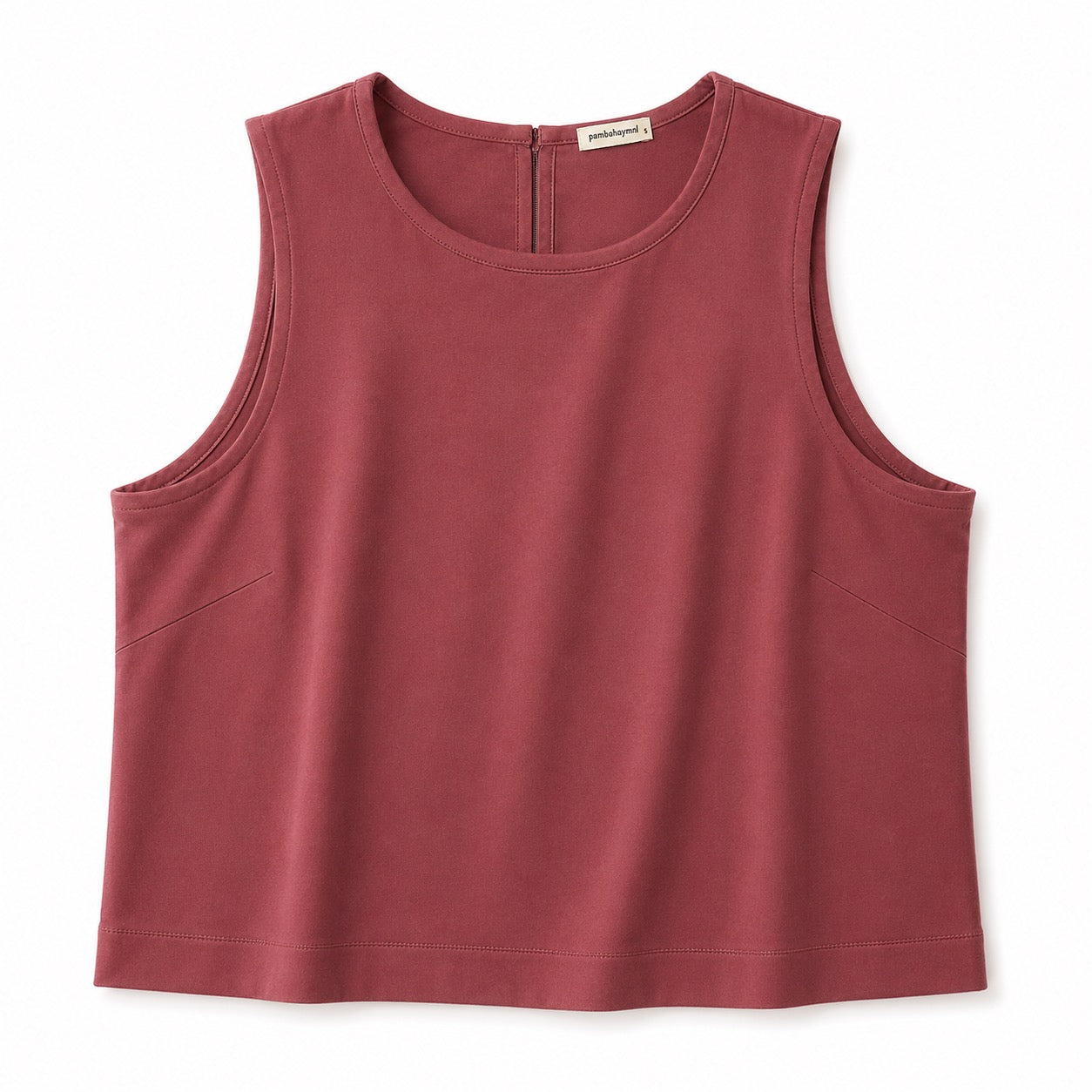 Pambahaymnl Sleeveless Linen Top