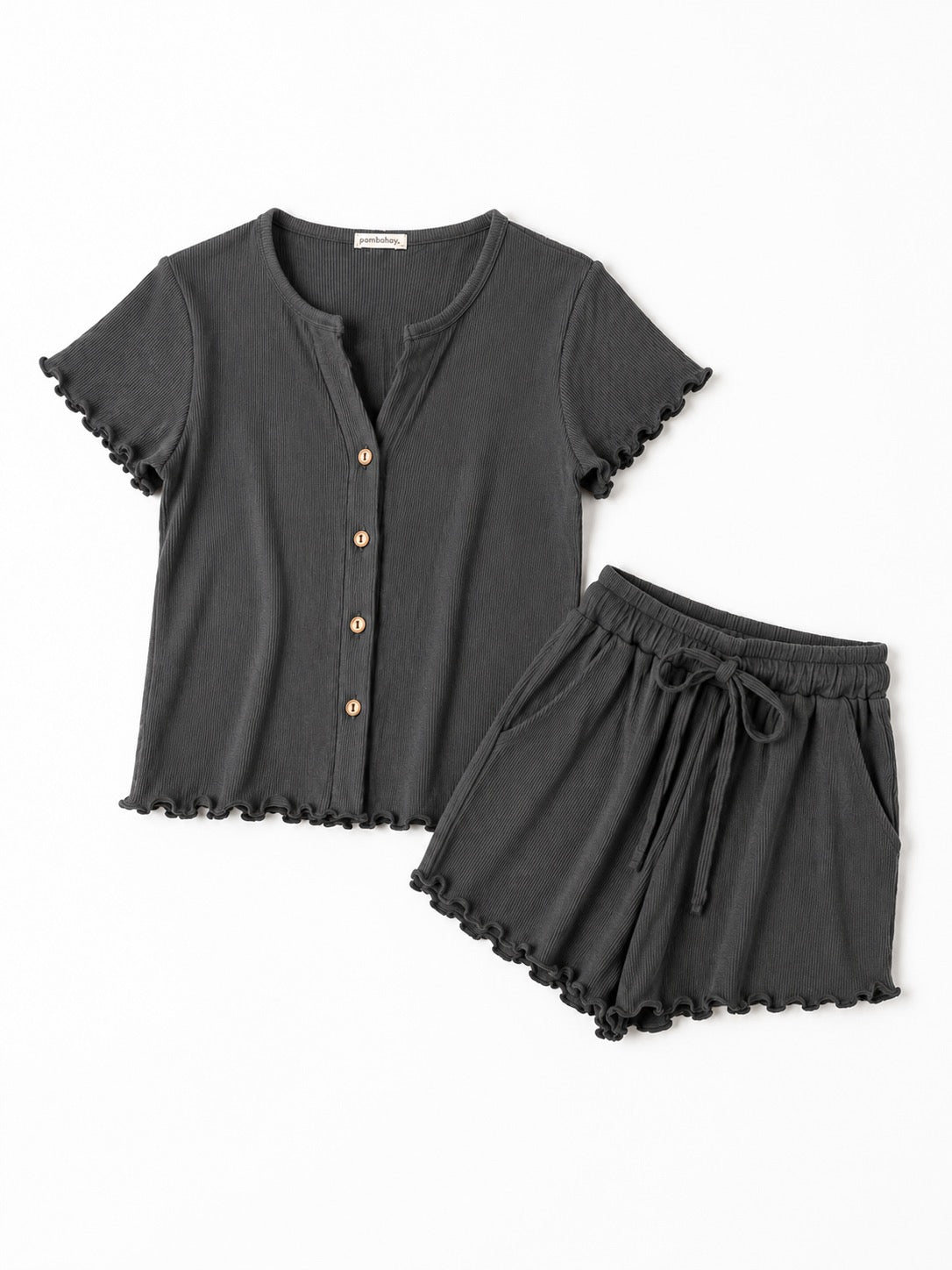 Pambahaymnl Buttoned Waffle Set