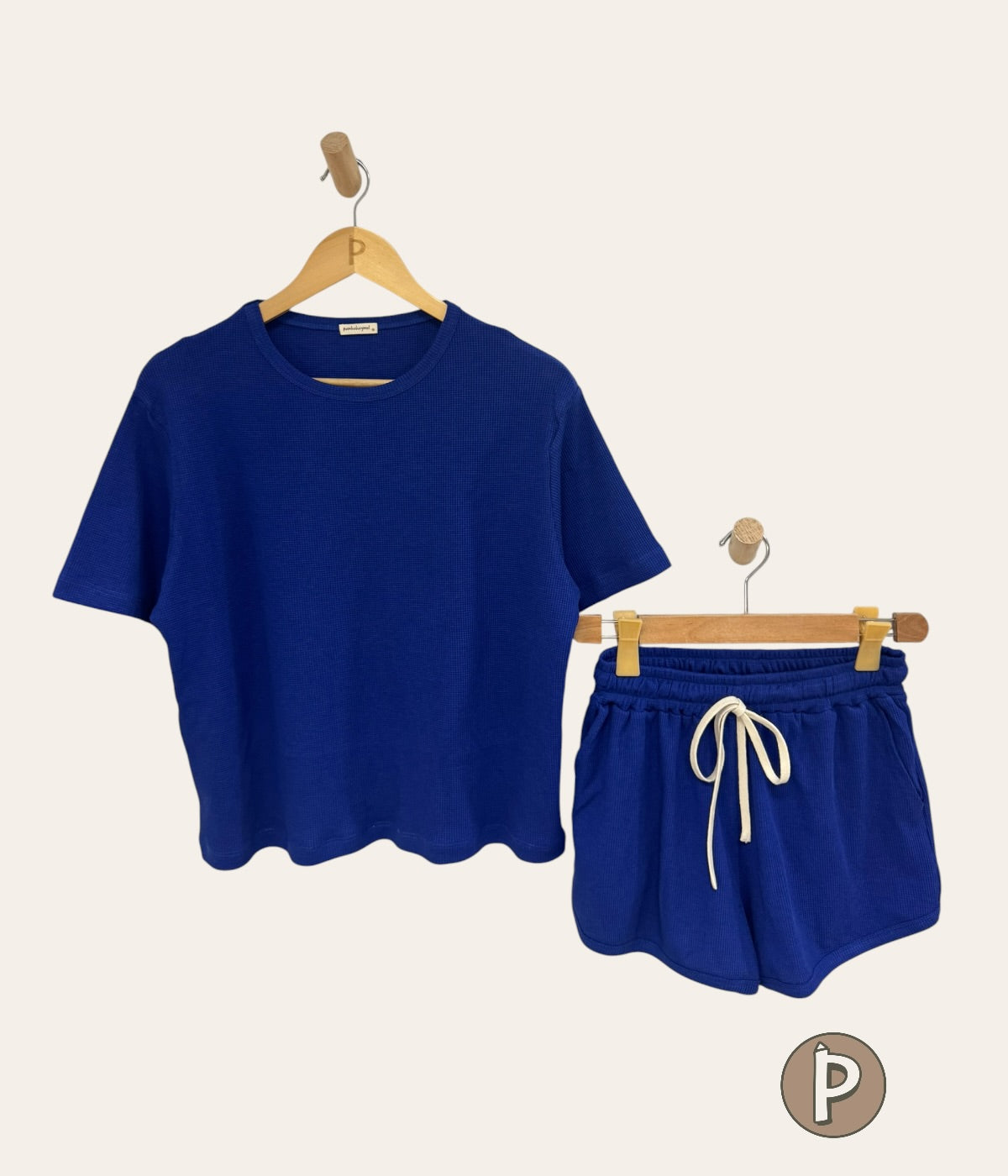 Pambahaymnl Waffle Knit Lounge Set