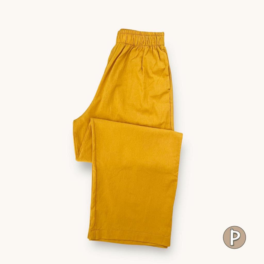 Pambahaymnl Straight Cut Linen Pants