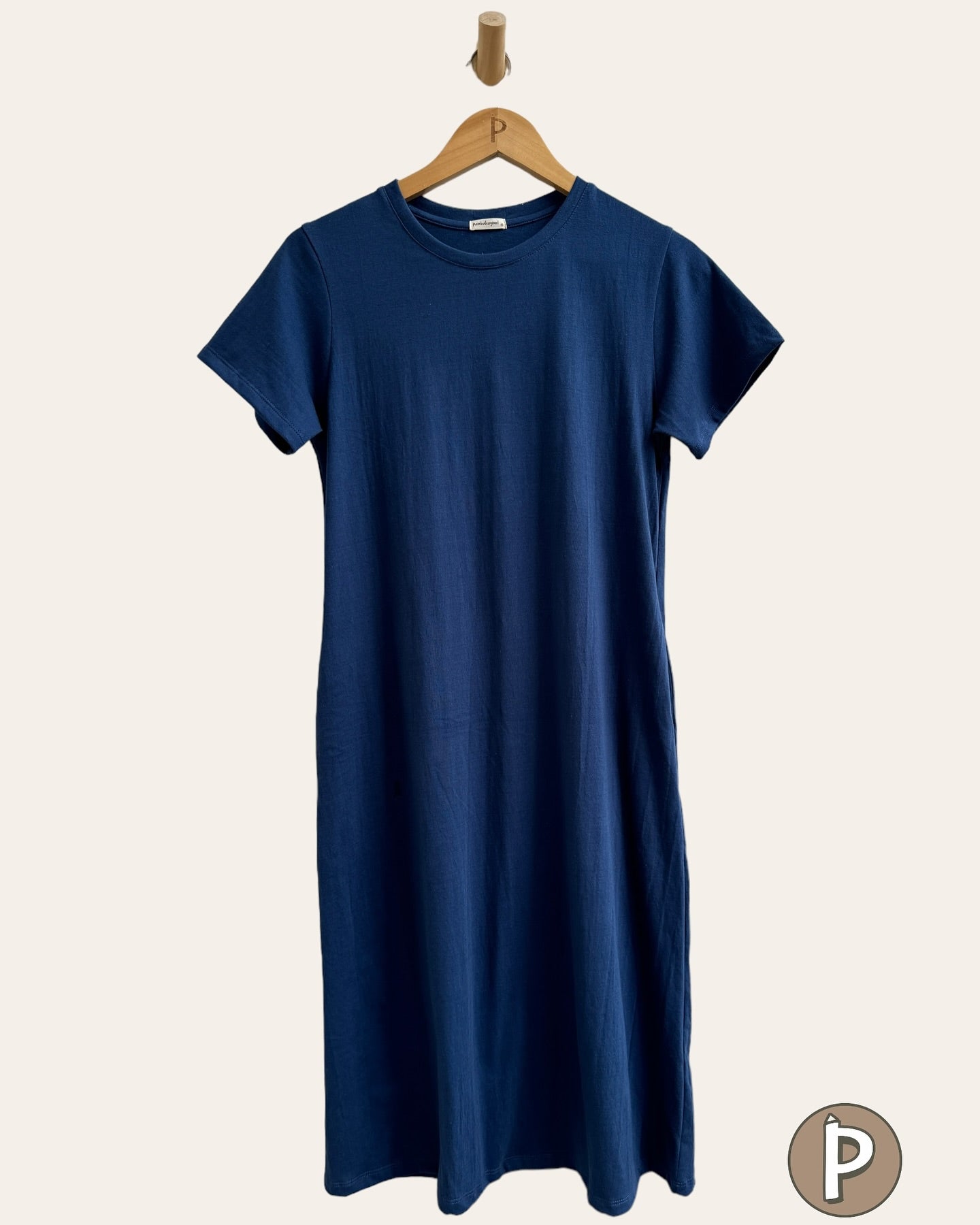 Pambahaymnl Cotton Short Sleeve A- Line Dress