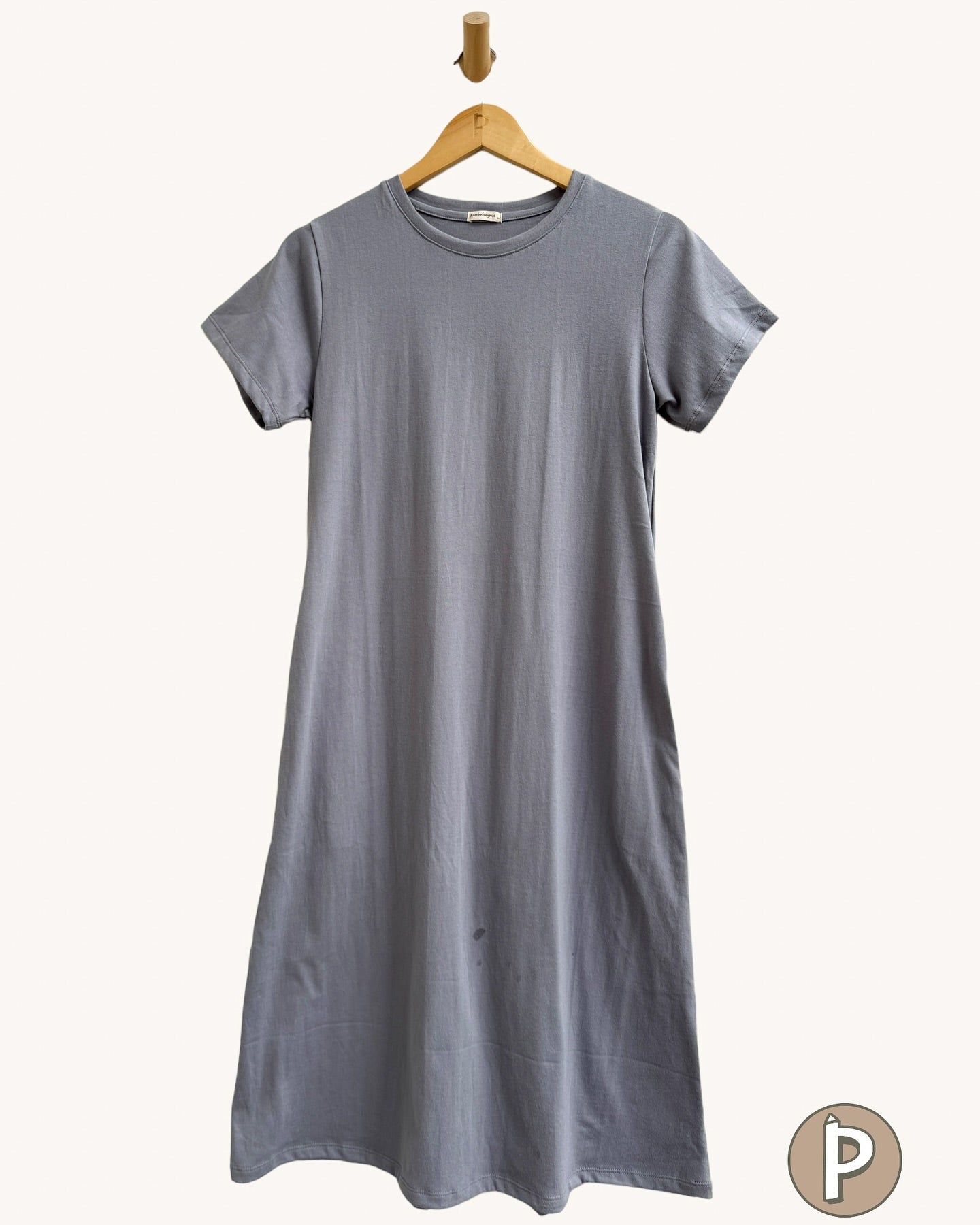 Pambahaymnl Cotton Short Sleeve A- Line Dress