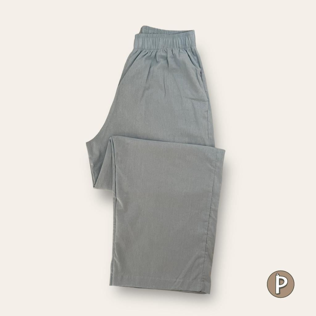 Pambahaymnl Straight Cut Linen Pants