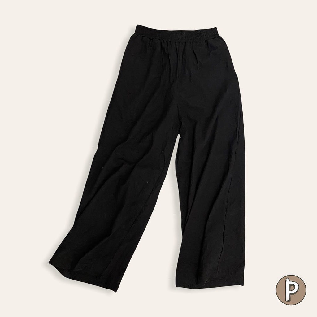 Pambahaymnl Linen Wide Leg Pants