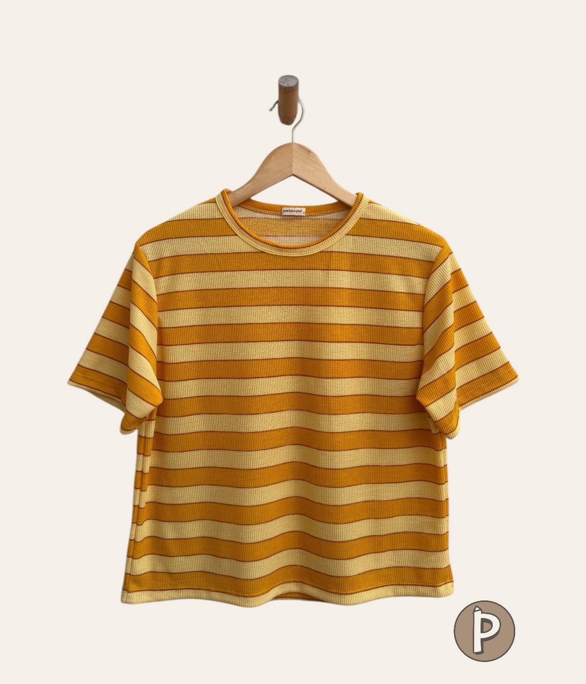 Pambahaymnl Waffle Stripes Top