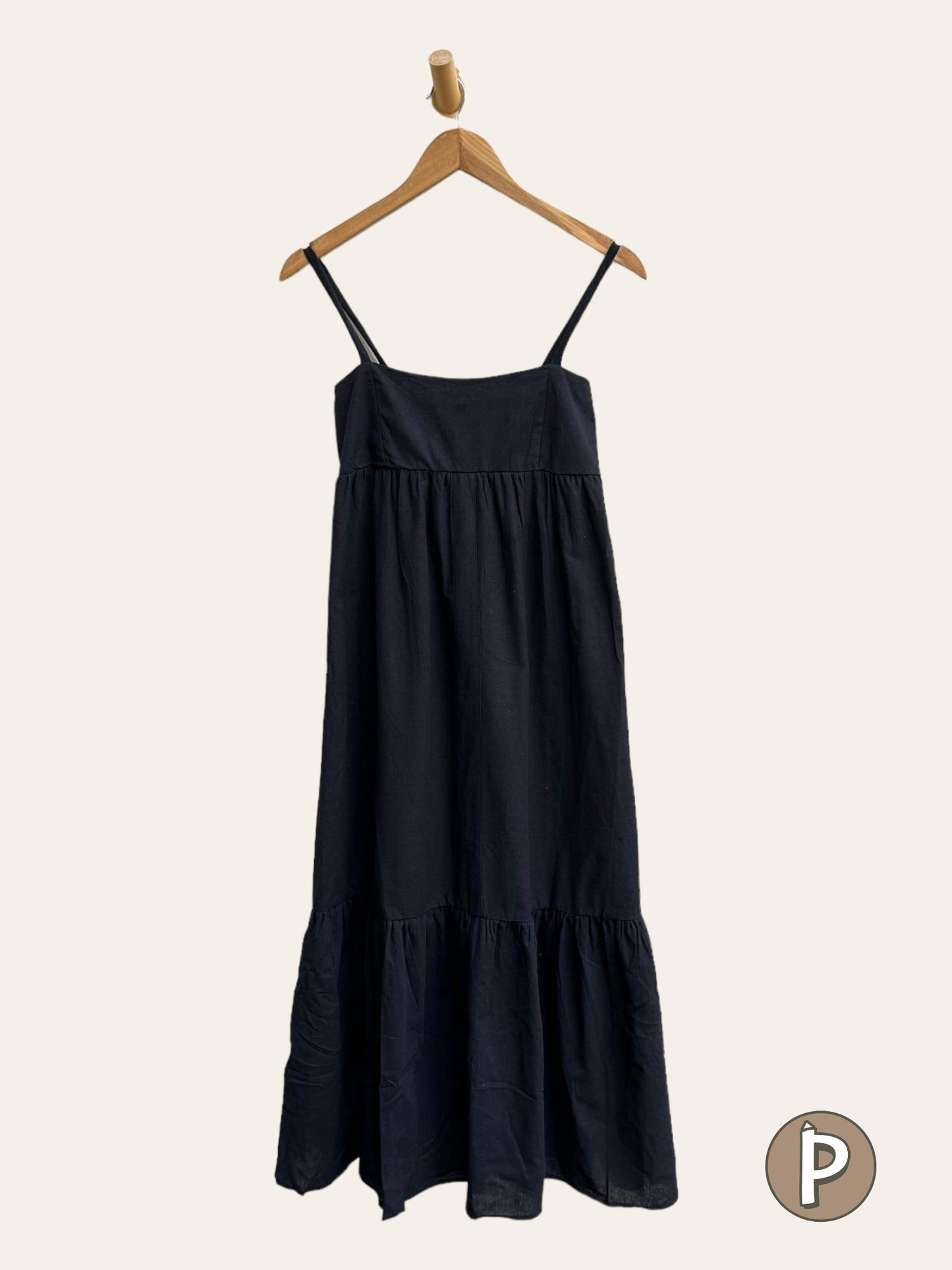 Pambahaymnl Linen Maxi Dress