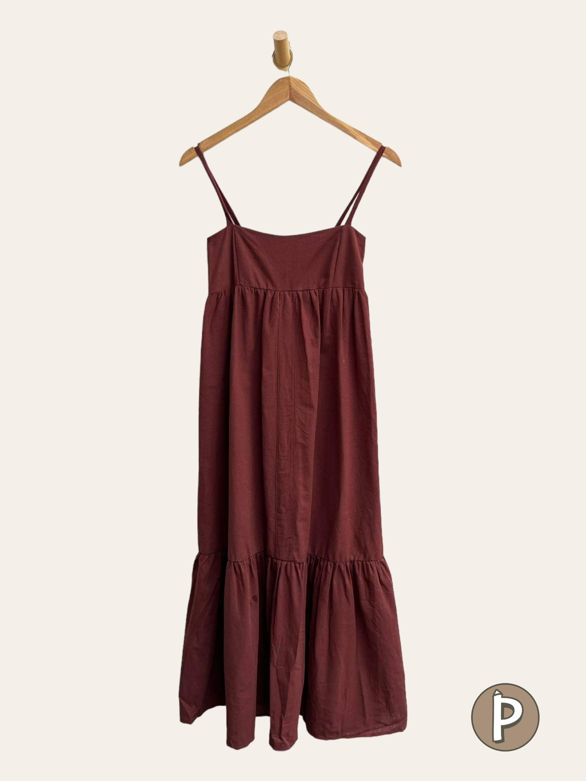 Pambahaymnl Linen Maxi Dress