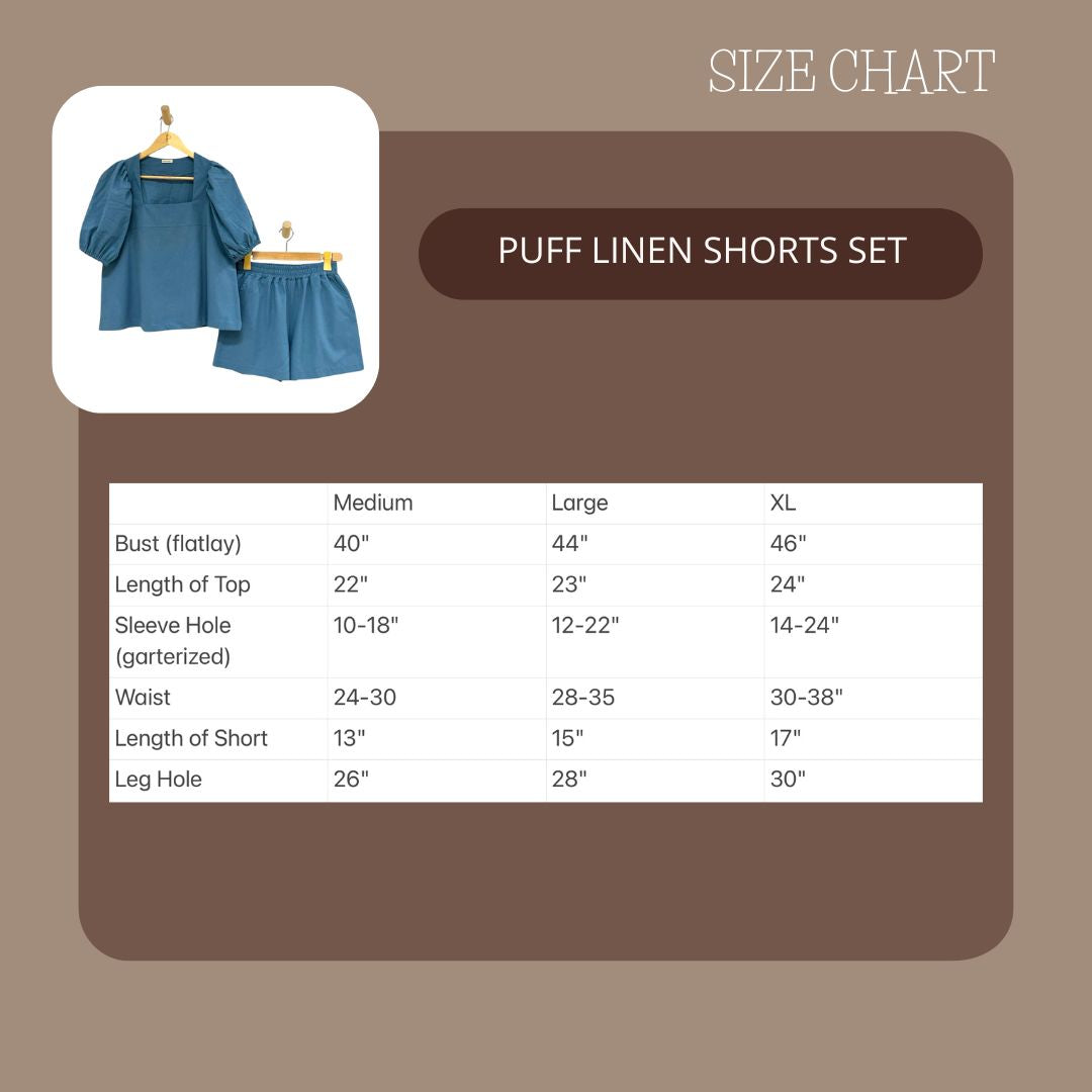 Pambahaymnl Puff Linen Set