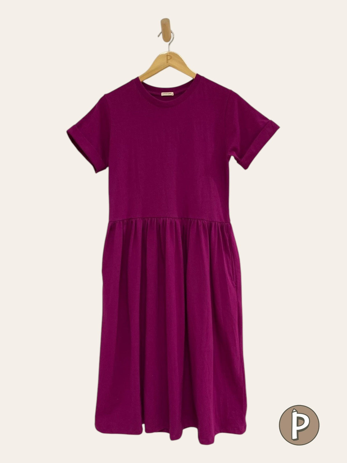 Pambahaymnl Shirred Midi Dress
