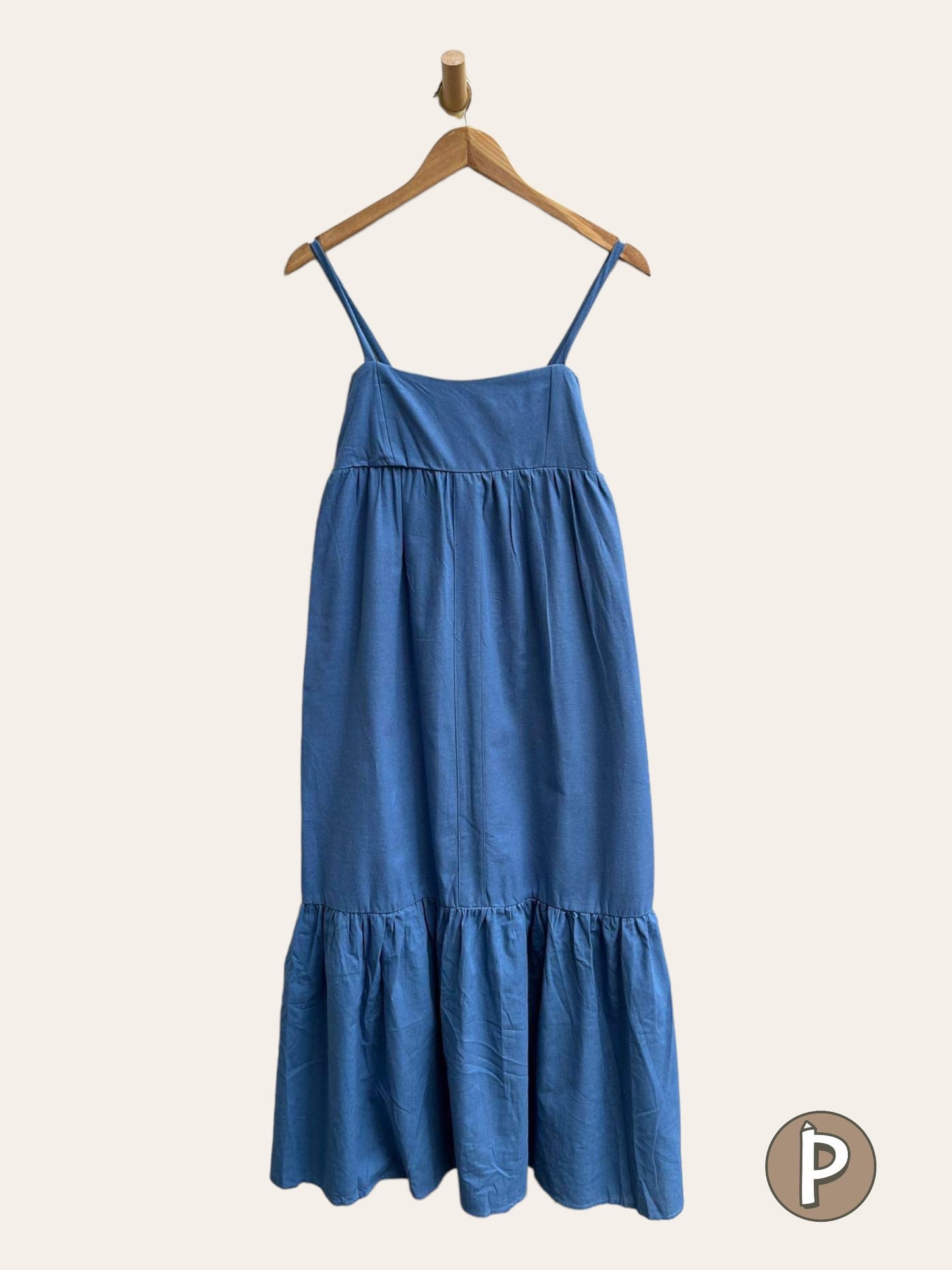 Pambahaymnl Linen Maxi Dress