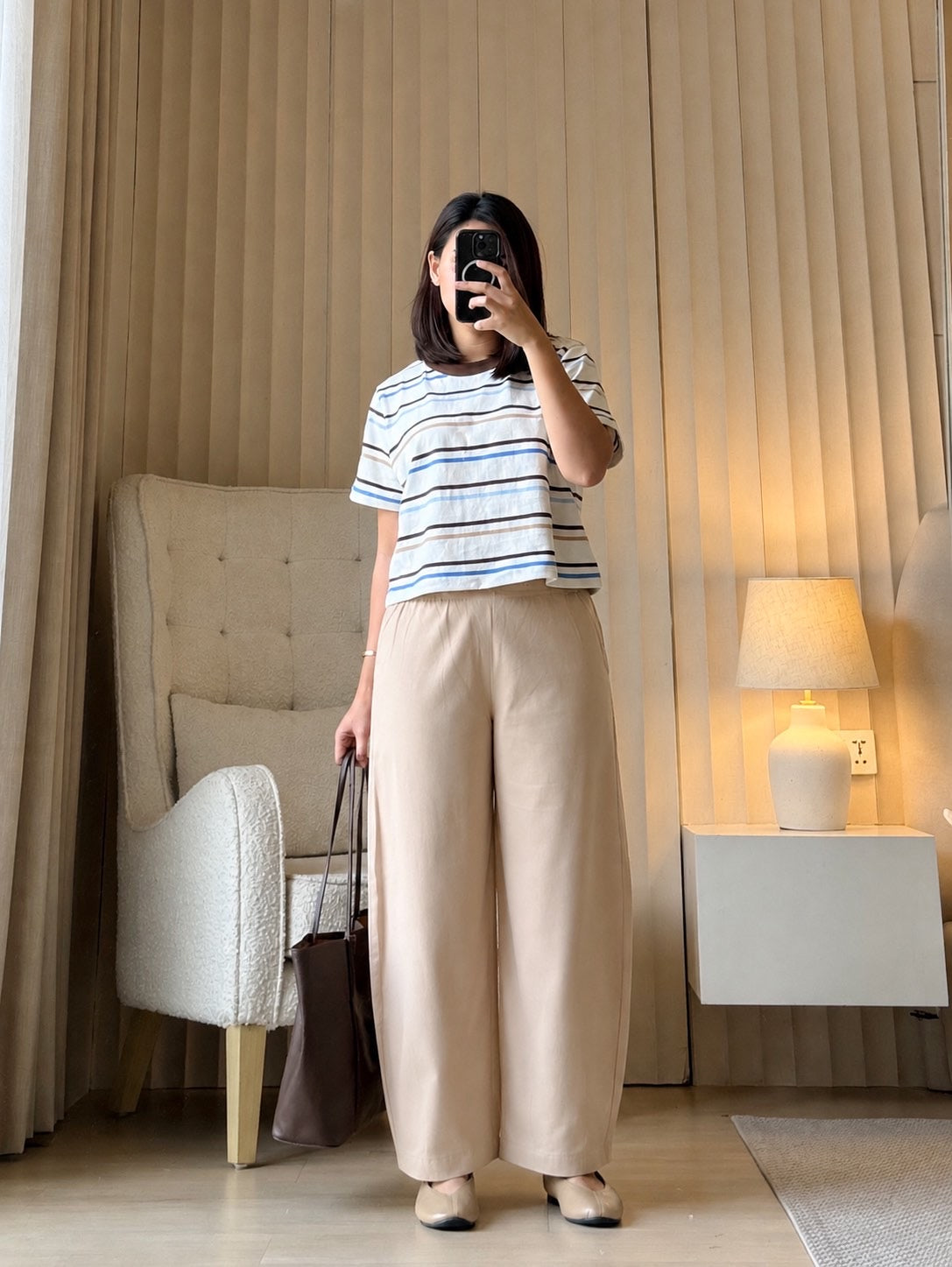 Pambahaymnl Stripes Boxy Tee
