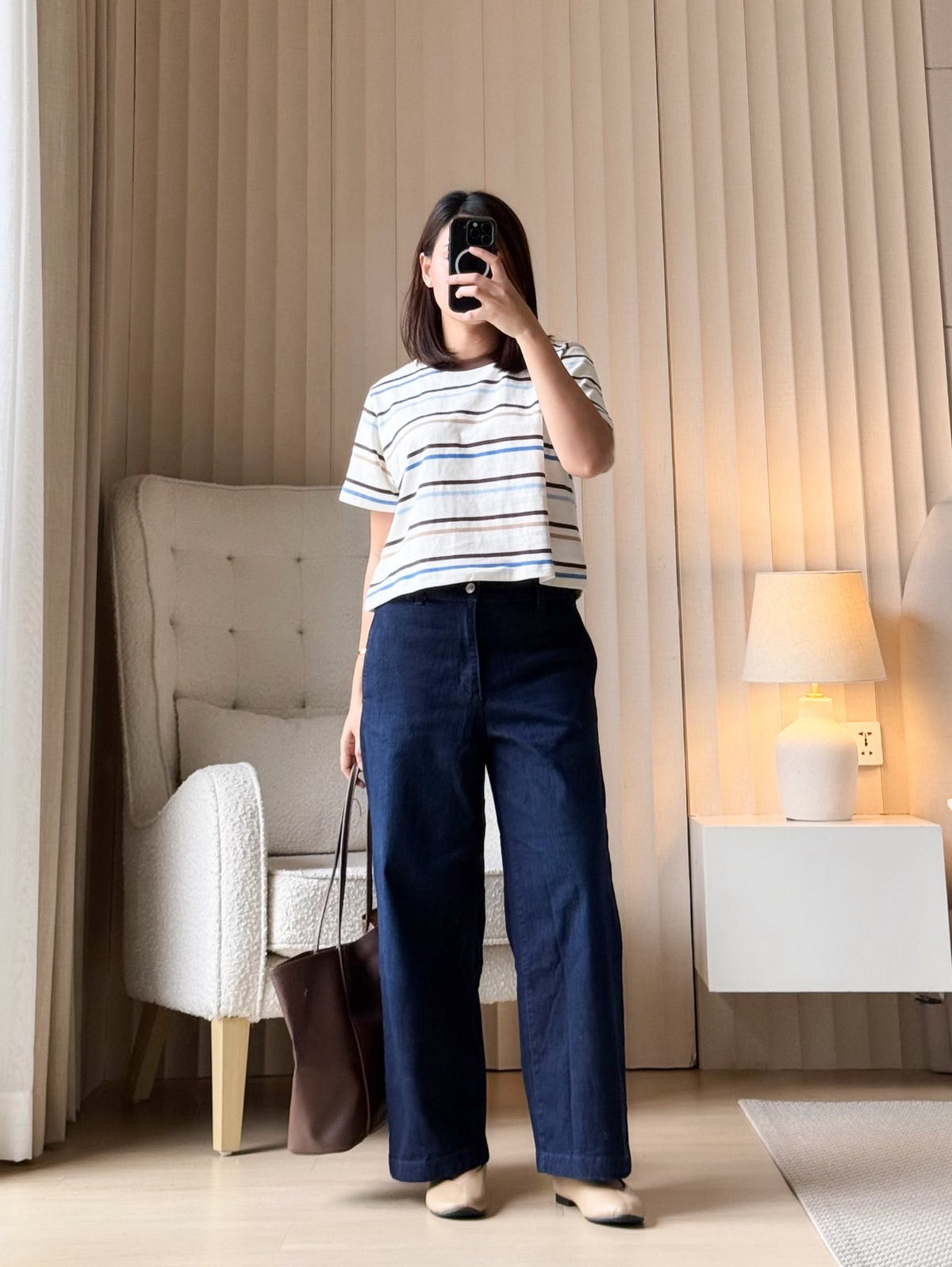 Pambahaymnl Stripes Boxy Tee