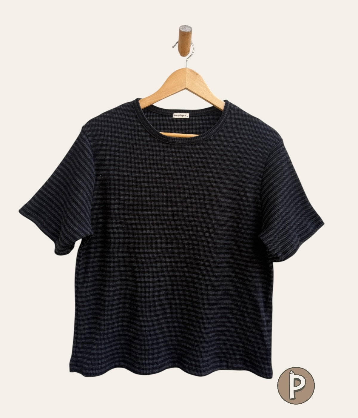 Pambahaymnl Waffle Stripes Top