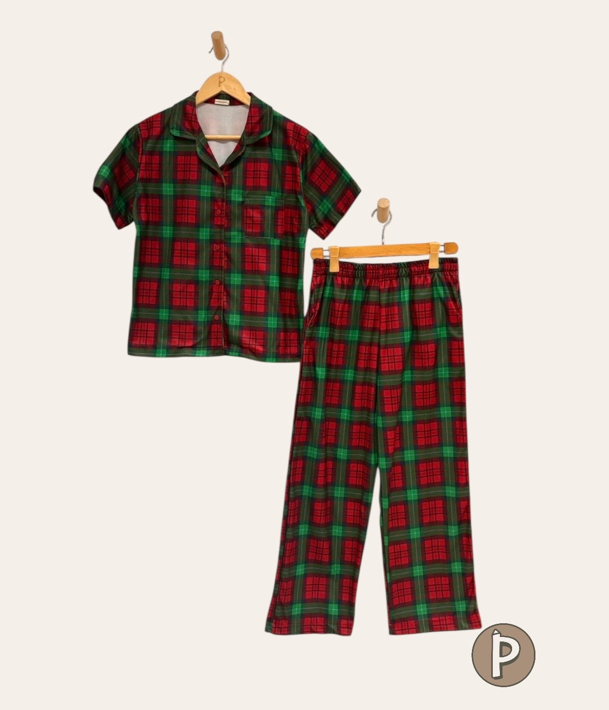Pambahaymnl Family Plaid Flannel Pjs