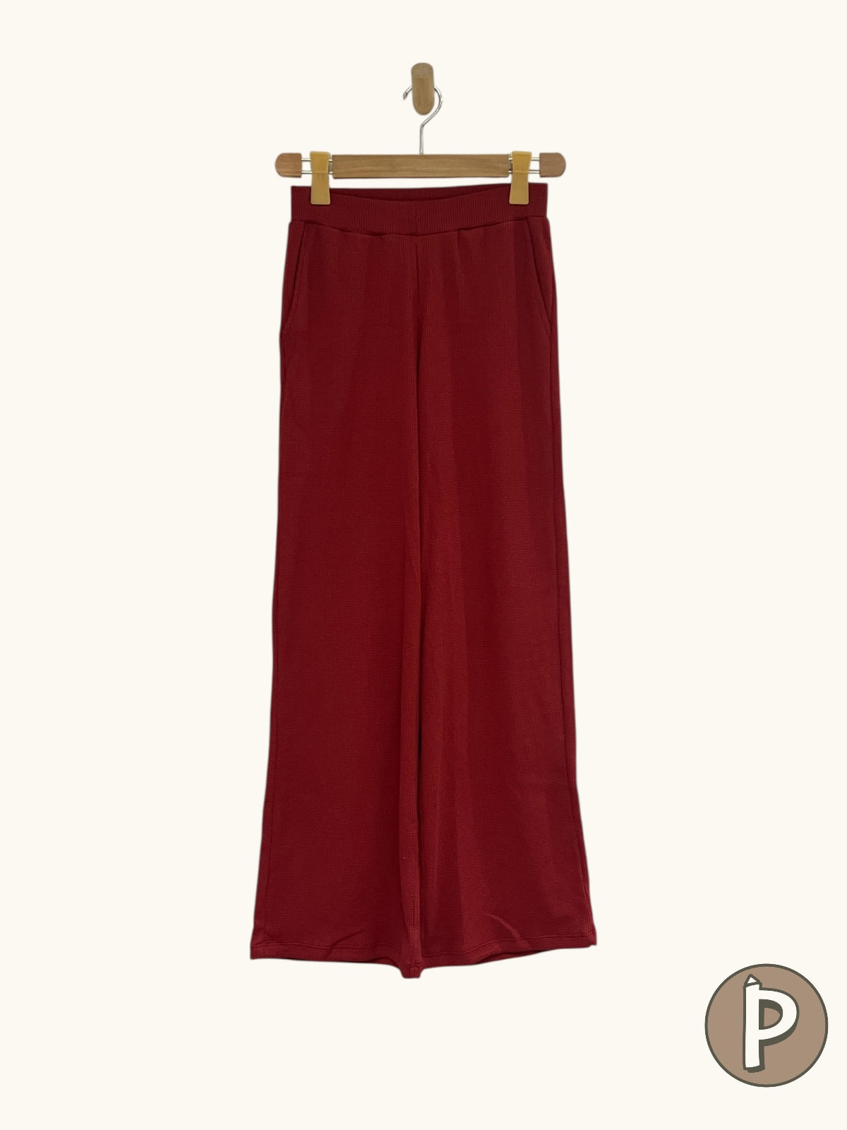 Pambahaymnl Waffle Knit Pants
