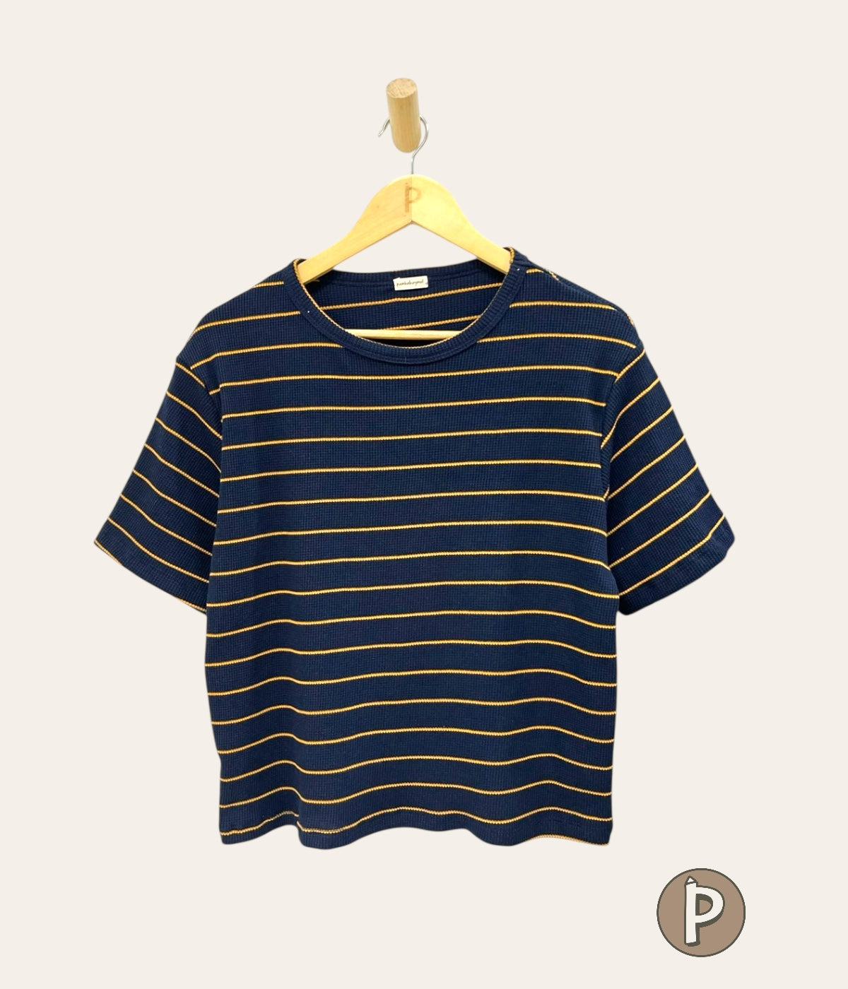 Pambahaymnl Waffle Stripes Top