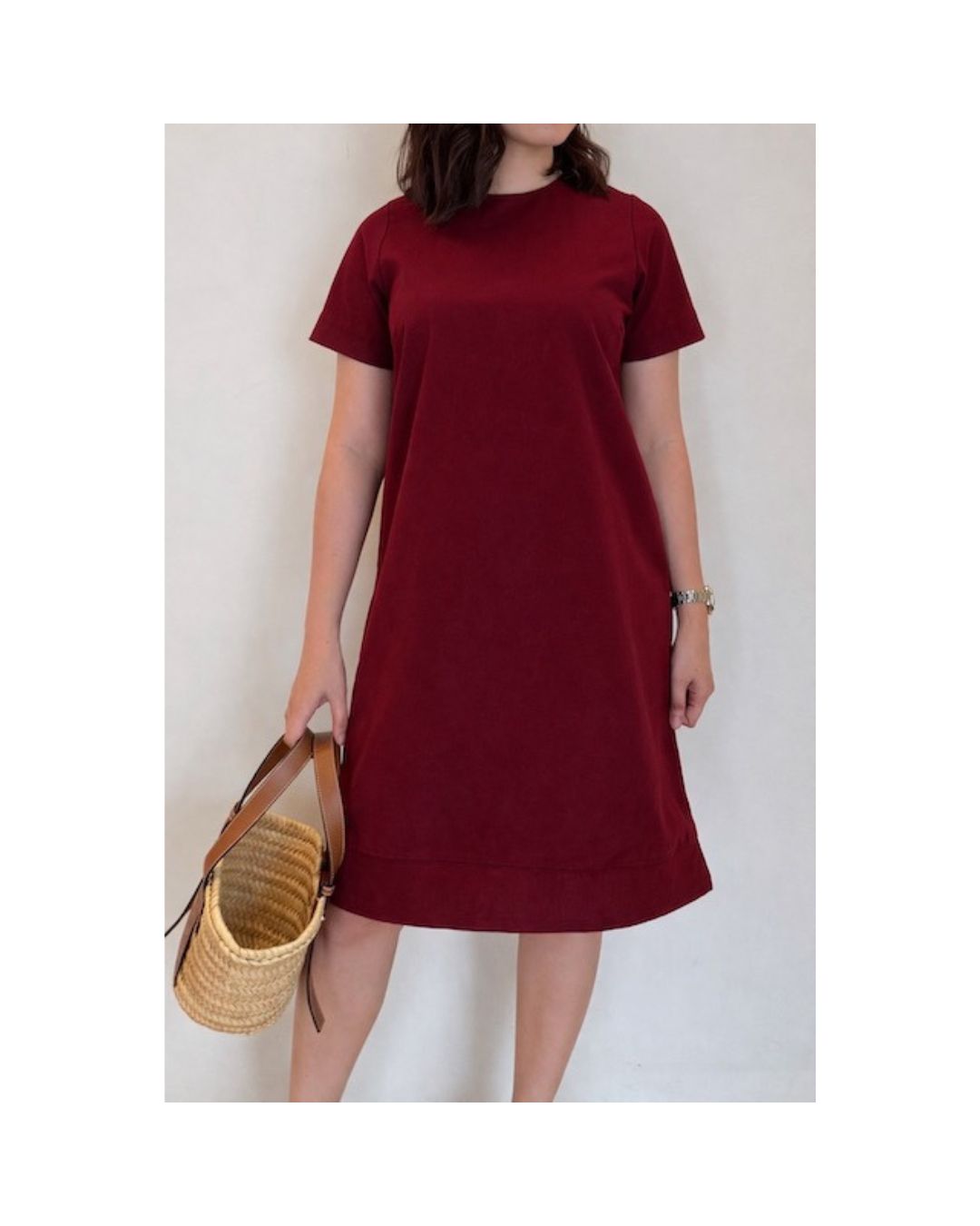 Pambahaymnl Linen Shift Dress