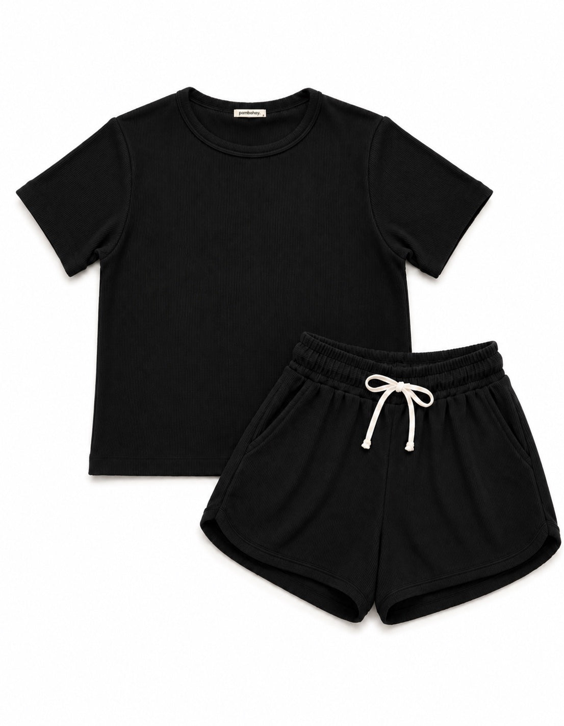 Pambahaymnl Waffle Knit Lounge Set
