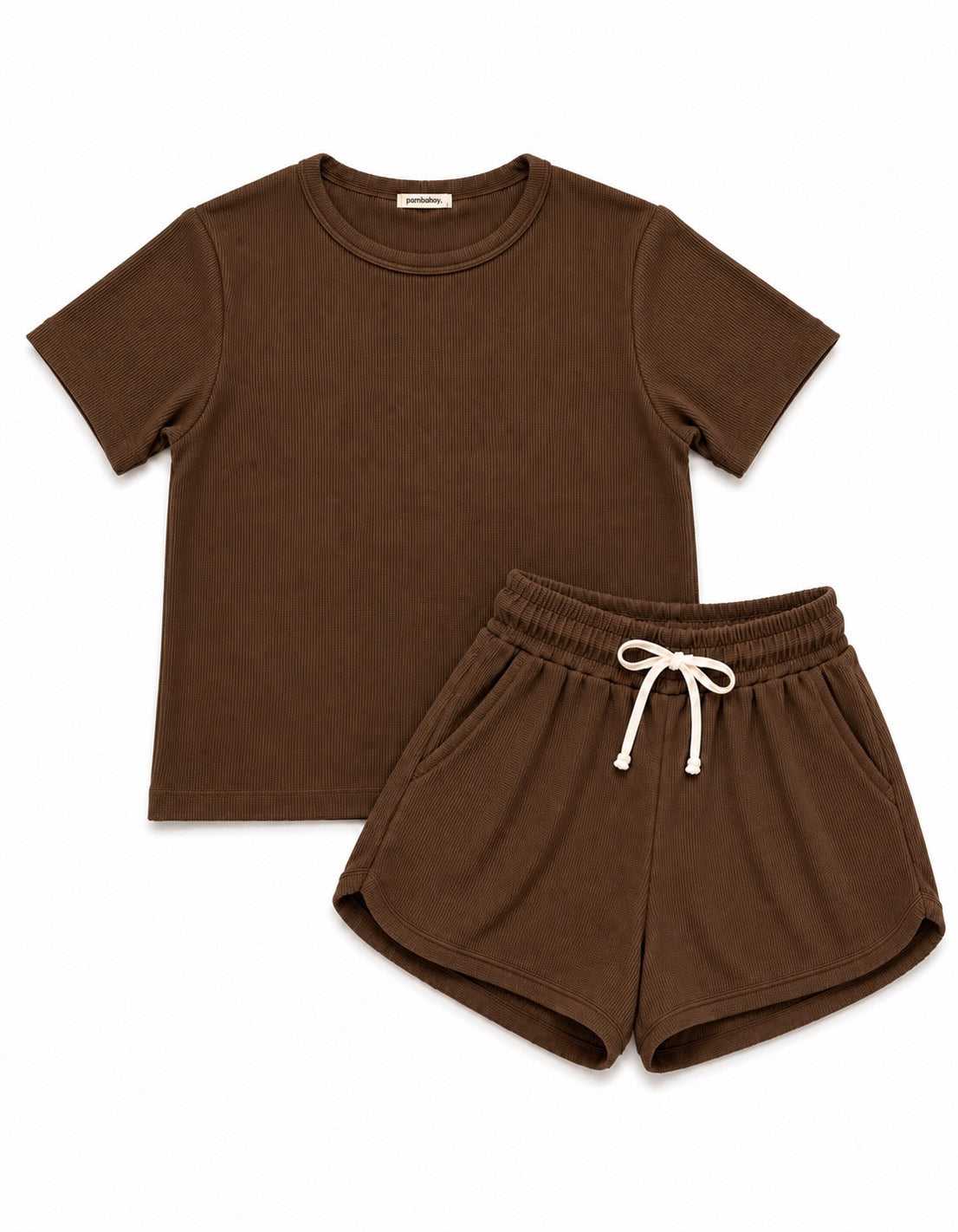 Pambahaymnl Waffle Knit Lounge Set