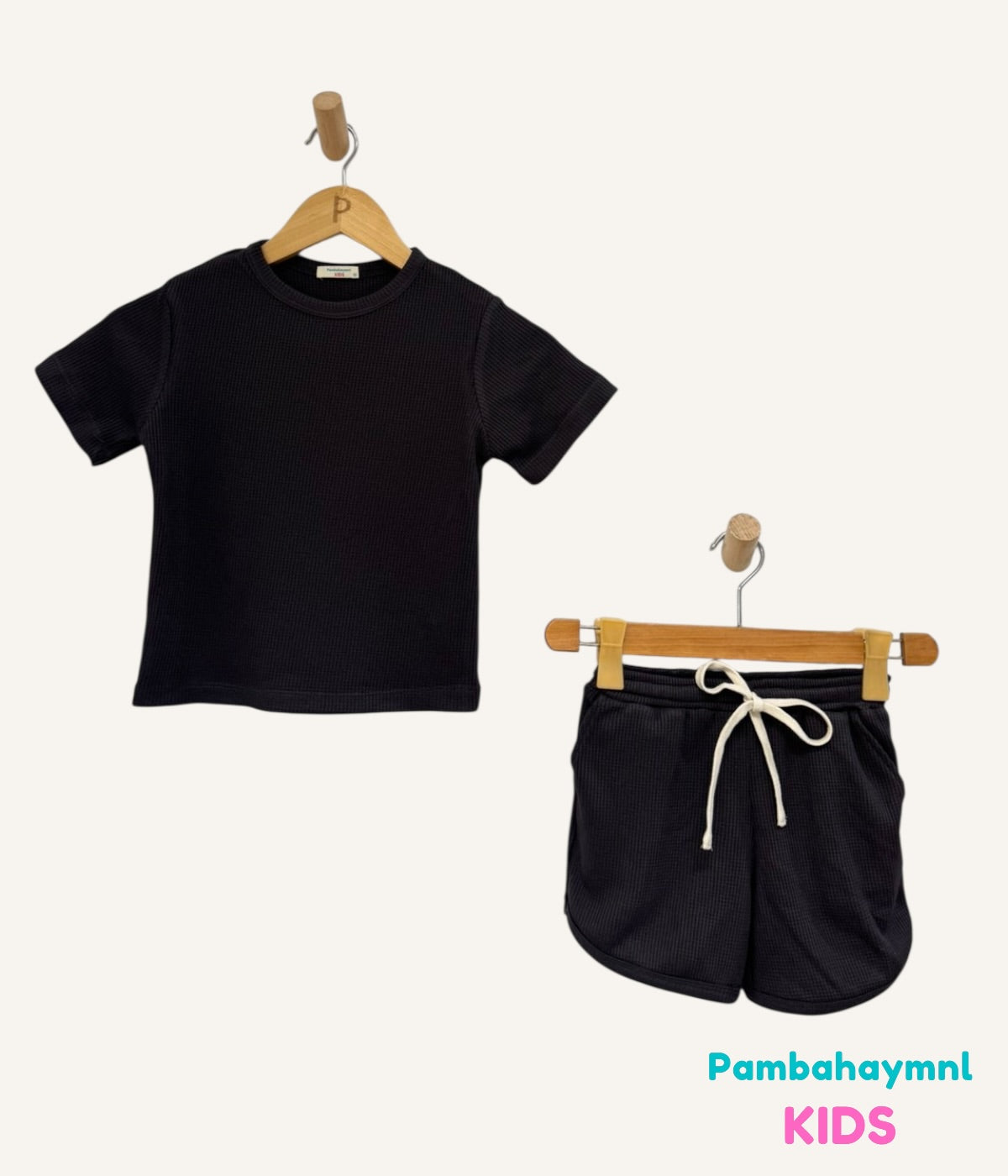 Pambahaymnl Kids Waffle Knit Set (UNISEX)