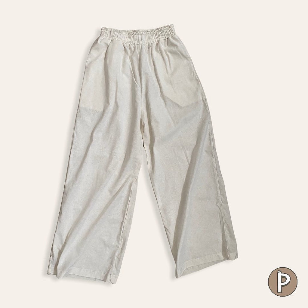 Pambahaymnl Linen Wide Leg Pants