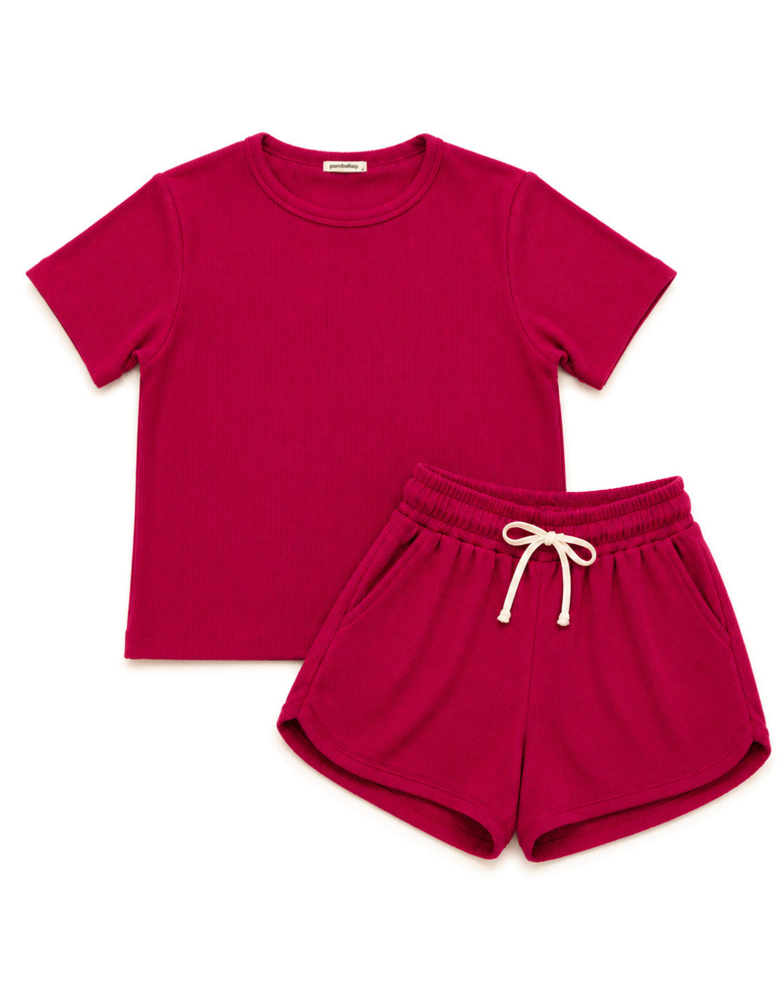 Pambahaymnl Waffle Knit Lounge Set