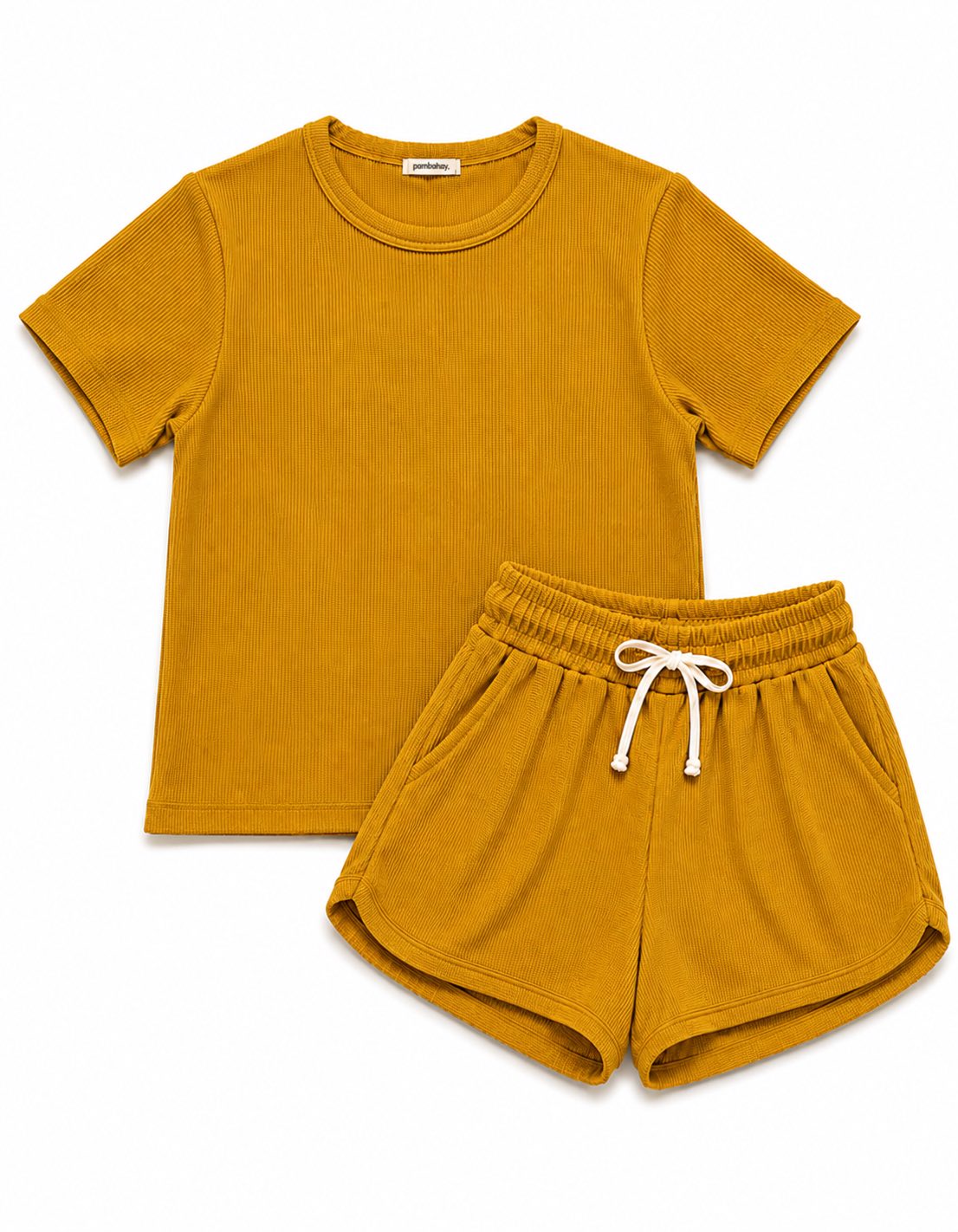 Pambahaymnl Waffle Knit Lounge Set