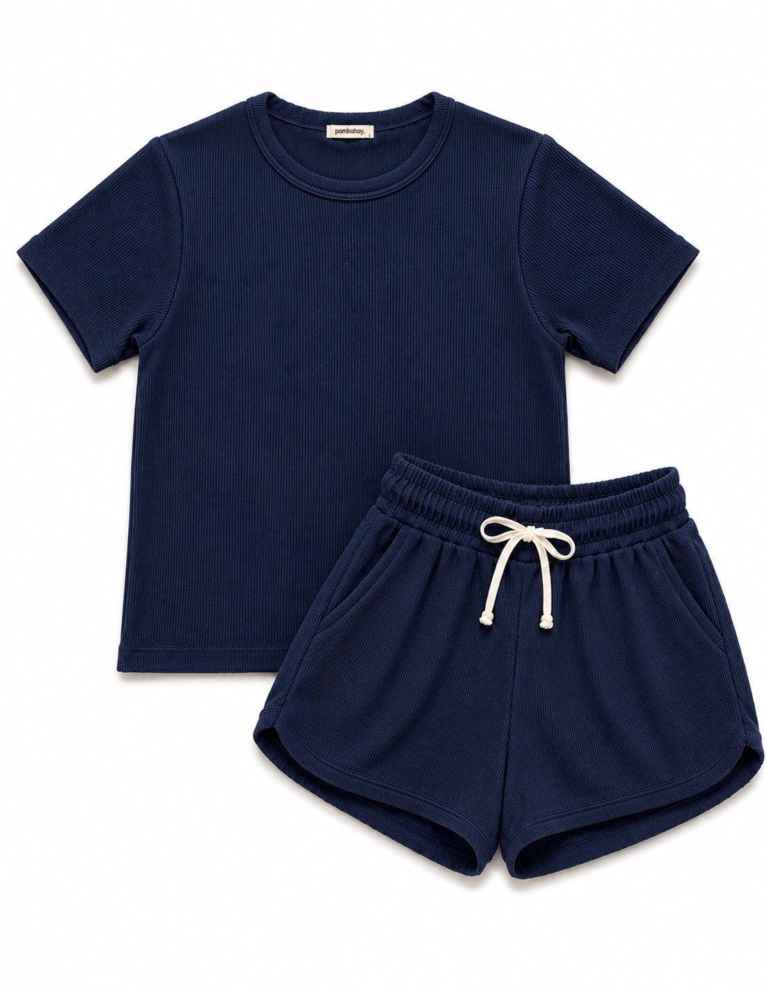 Pambahaymnl Waffle Knit Lounge Set