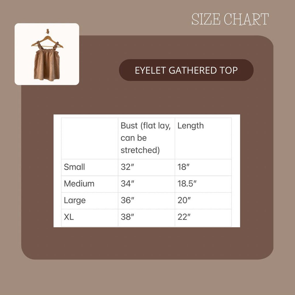 Pambahaymnl Eyelet Gathered Top