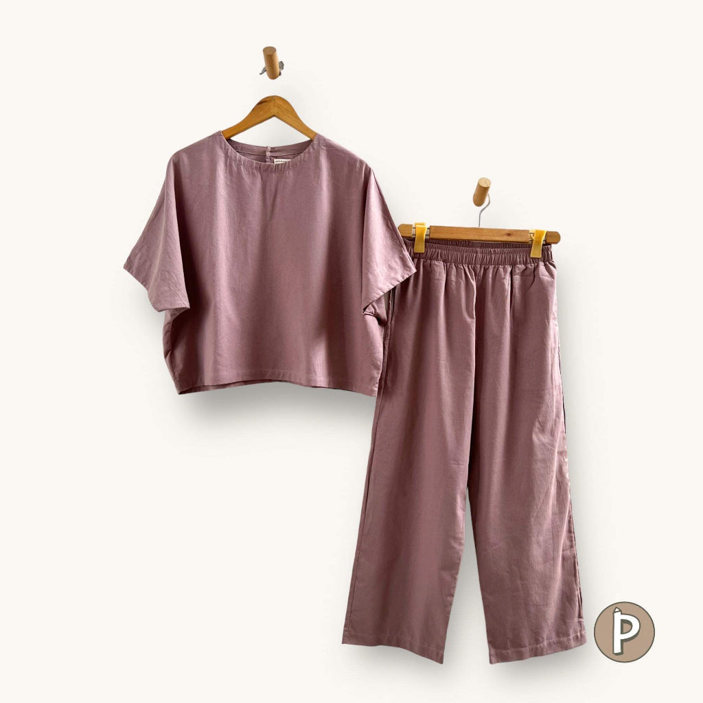 Pambahaymnl Batwing Linen Set