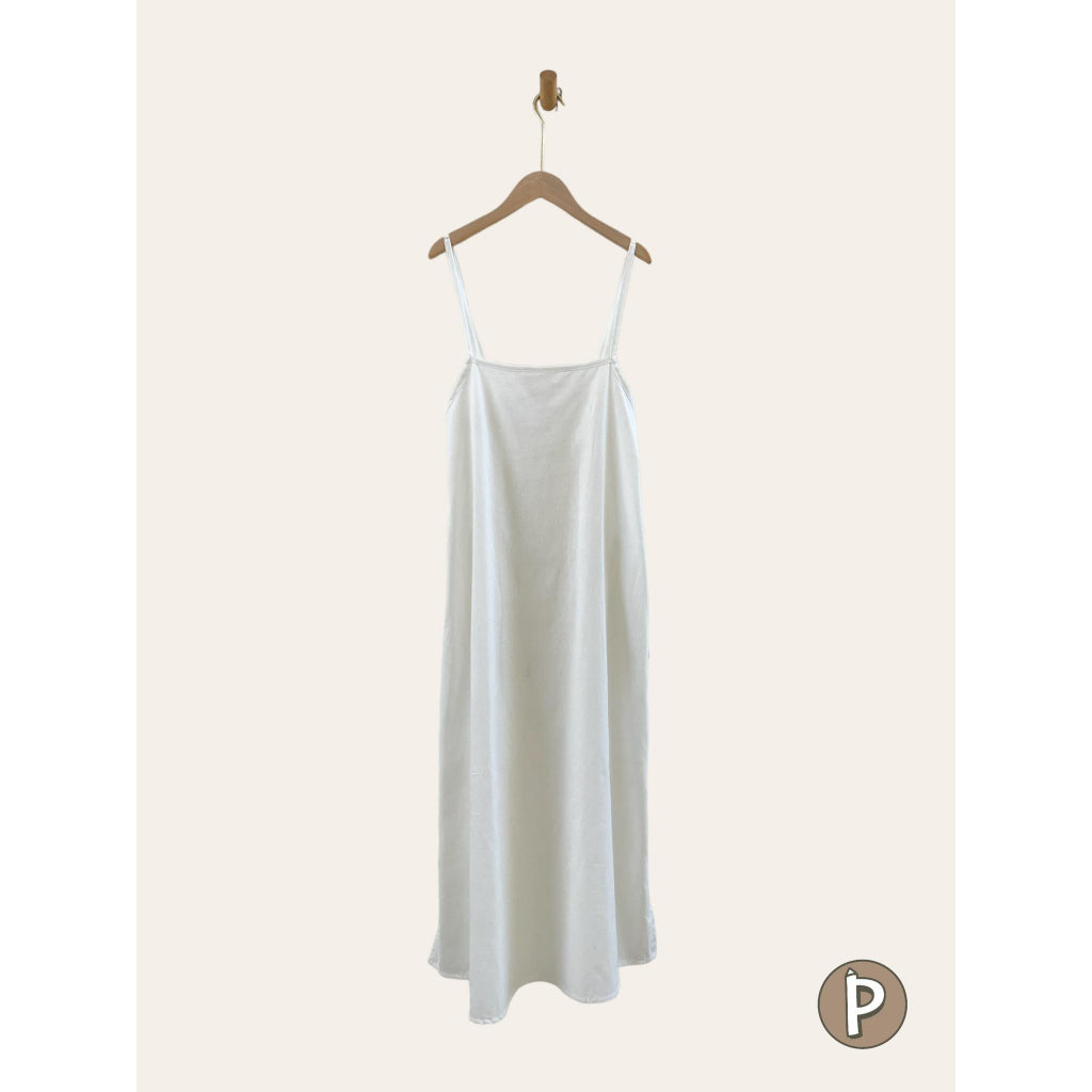 Pambahaymnl Self Tie Linen Dress