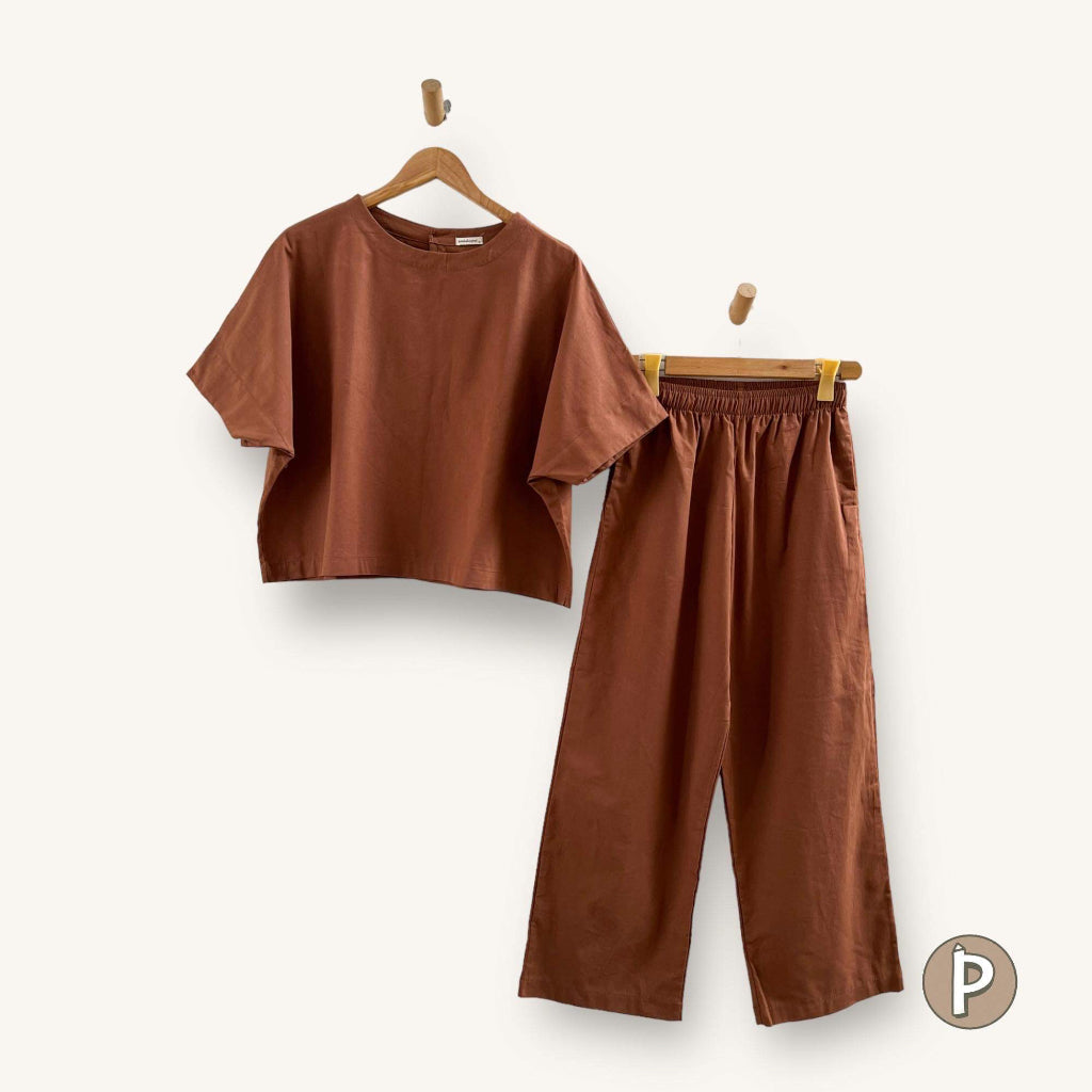 Pambahaymnl Batwing Linen Set