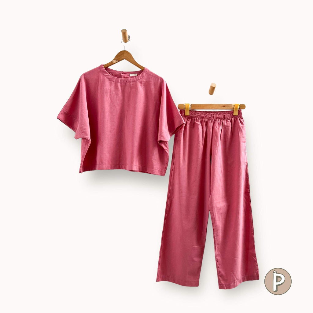 Pambahaymnl Batwing Linen Set