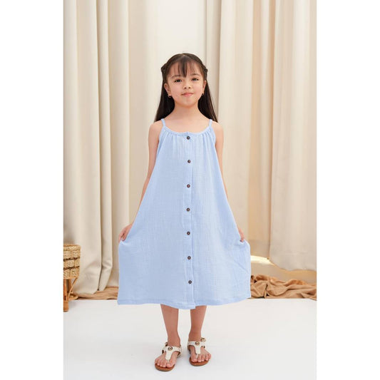 Pambahaymnl Kids Gauze Sleeveless Dress