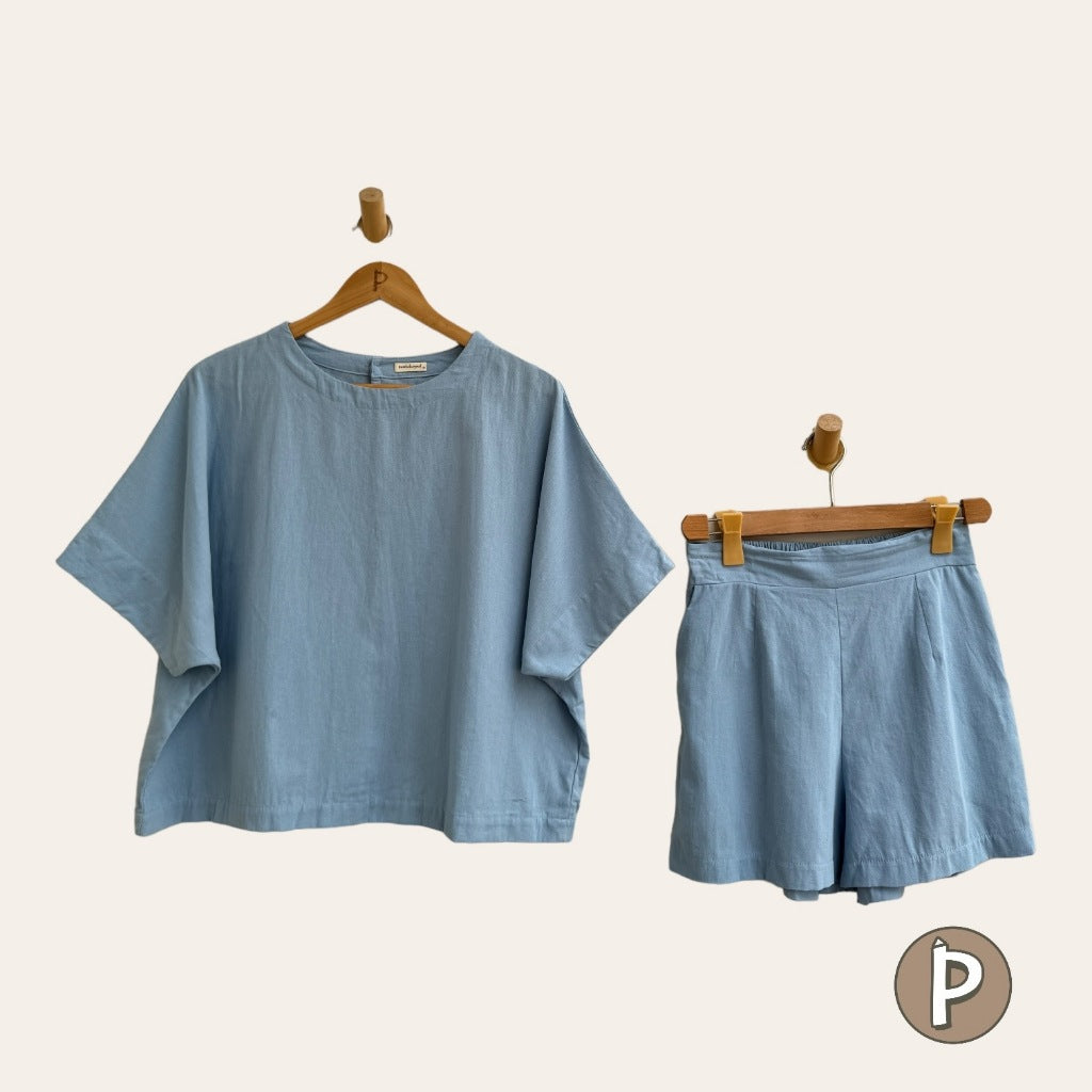 Pambahaymnl Batwing Shorts Set