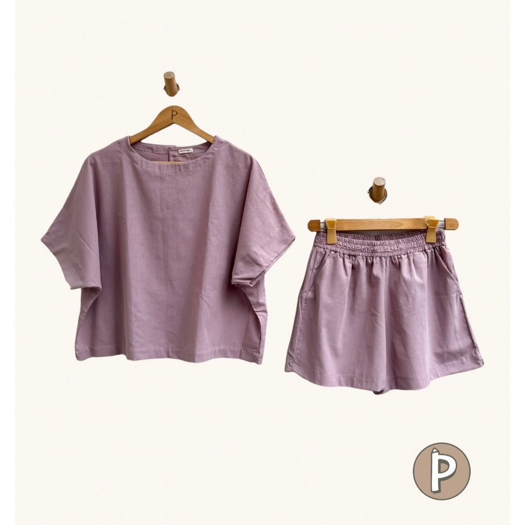 Pambahaymnl Batwing Shorts Set