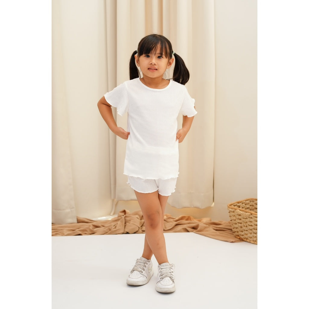 Pambahaymnl Kids Sunny Waffle Cotton Set