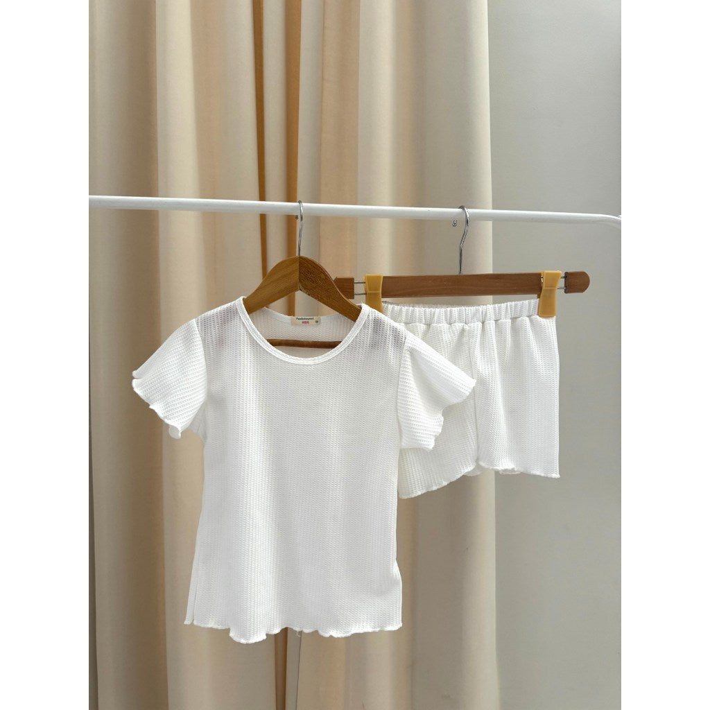 Pambahaymnl Kids Sunny Waffle Cotton Set