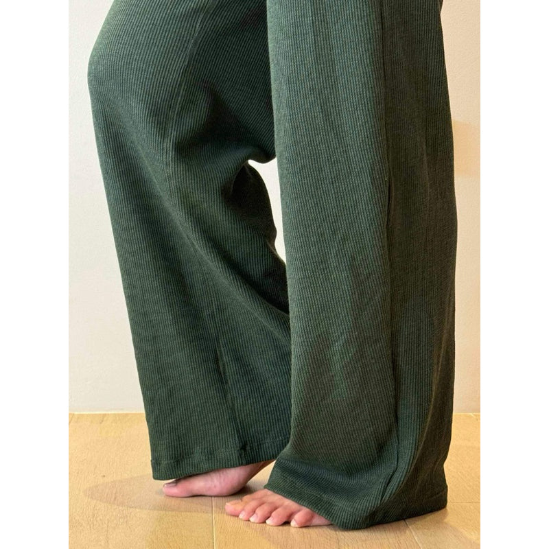 Pambahaymnl Waffle Knit Pants