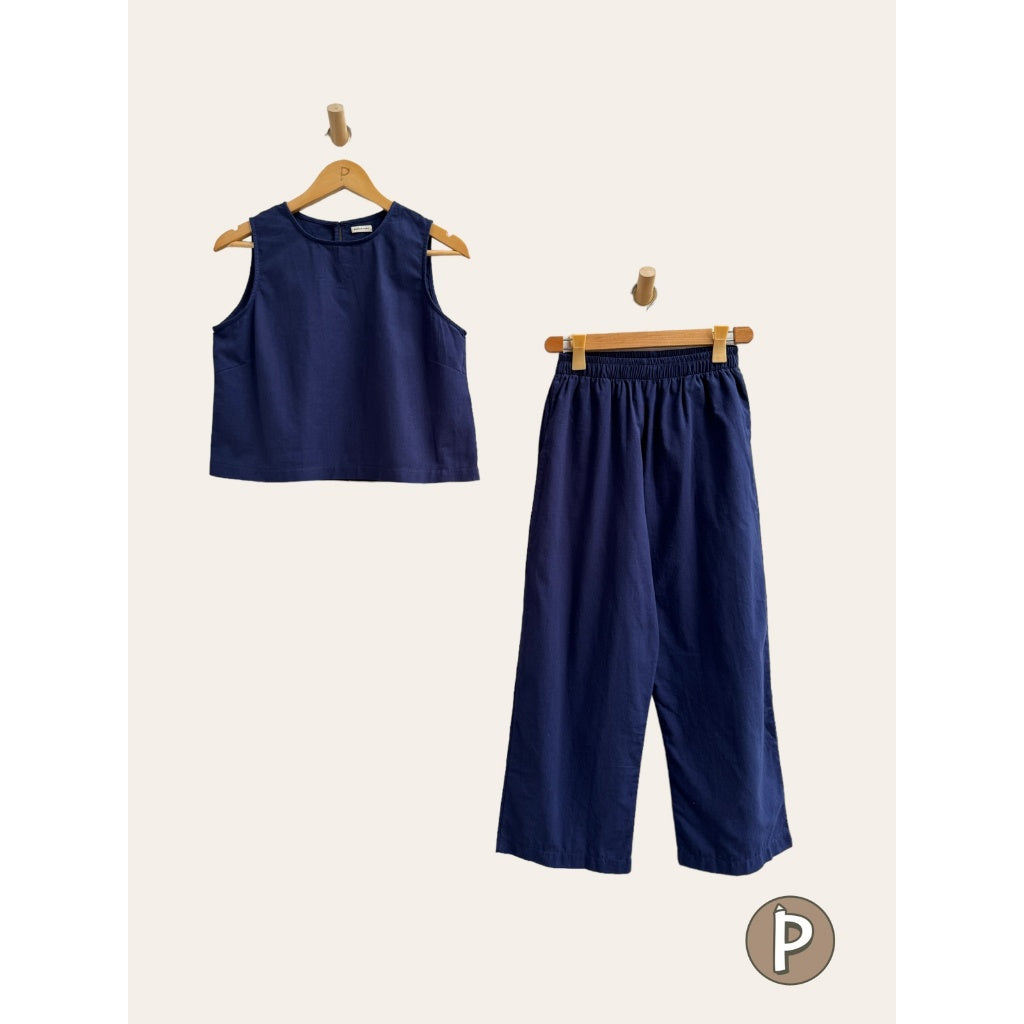 Pambahaymnl Linen Pants Set