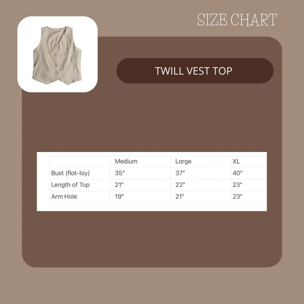 Pambahaymnl Twill Vest Set