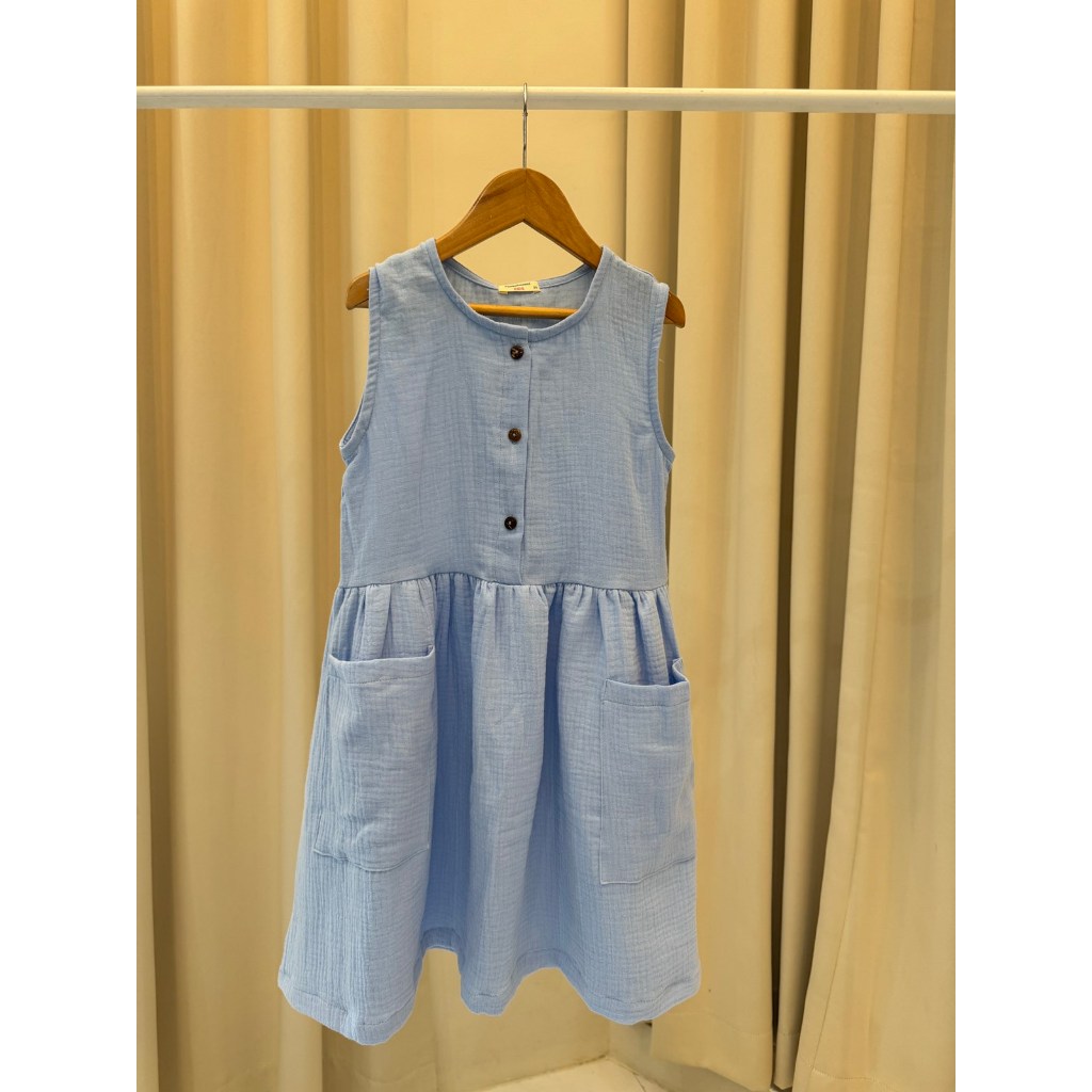 Pambahaymnl Kids Gauze Pocket Dress