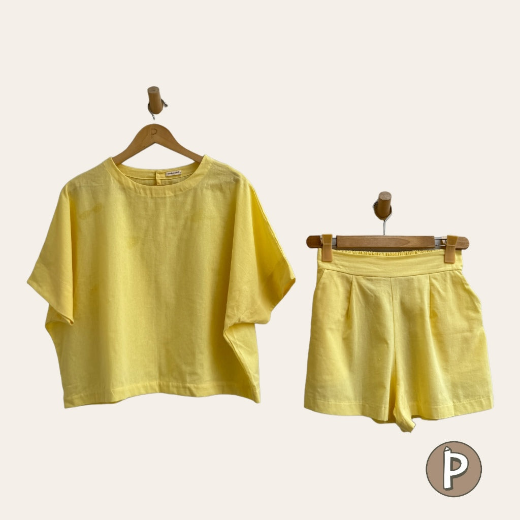 Pambahaymnl Batwing Shorts Set