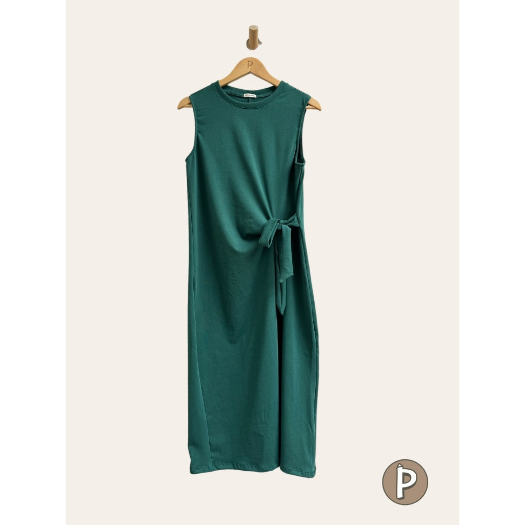 Pambahaymnl Side Tie Jersey Dress