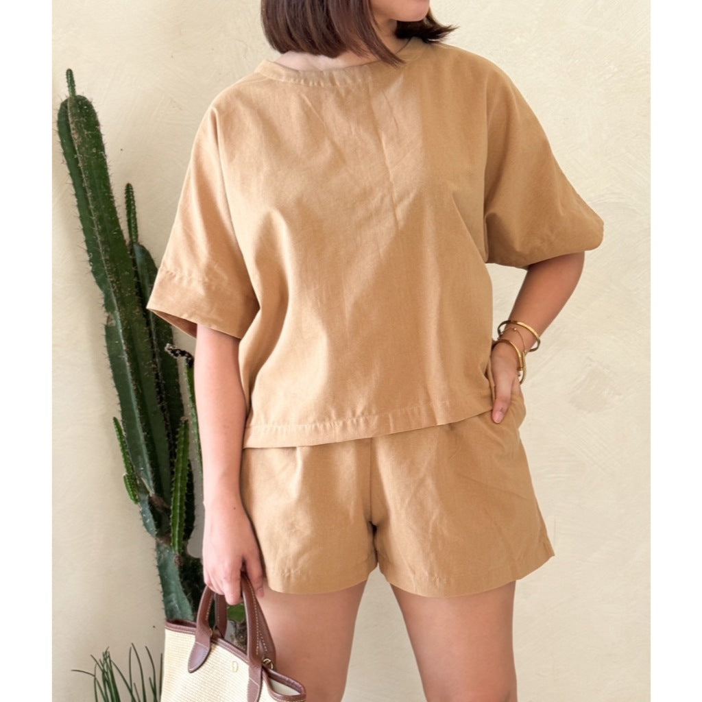 Pambahaymnl Batwing Shorts Set