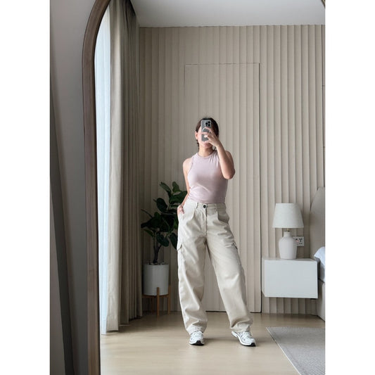 Pambahaymnl Wide Straight Cargo Pants