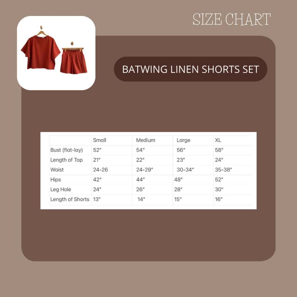 Pambahaymnl Batwing Shorts Set