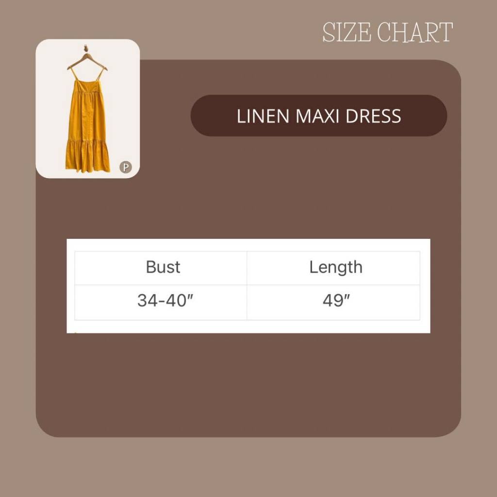 Pambahaymnl Linen Maxi Dress