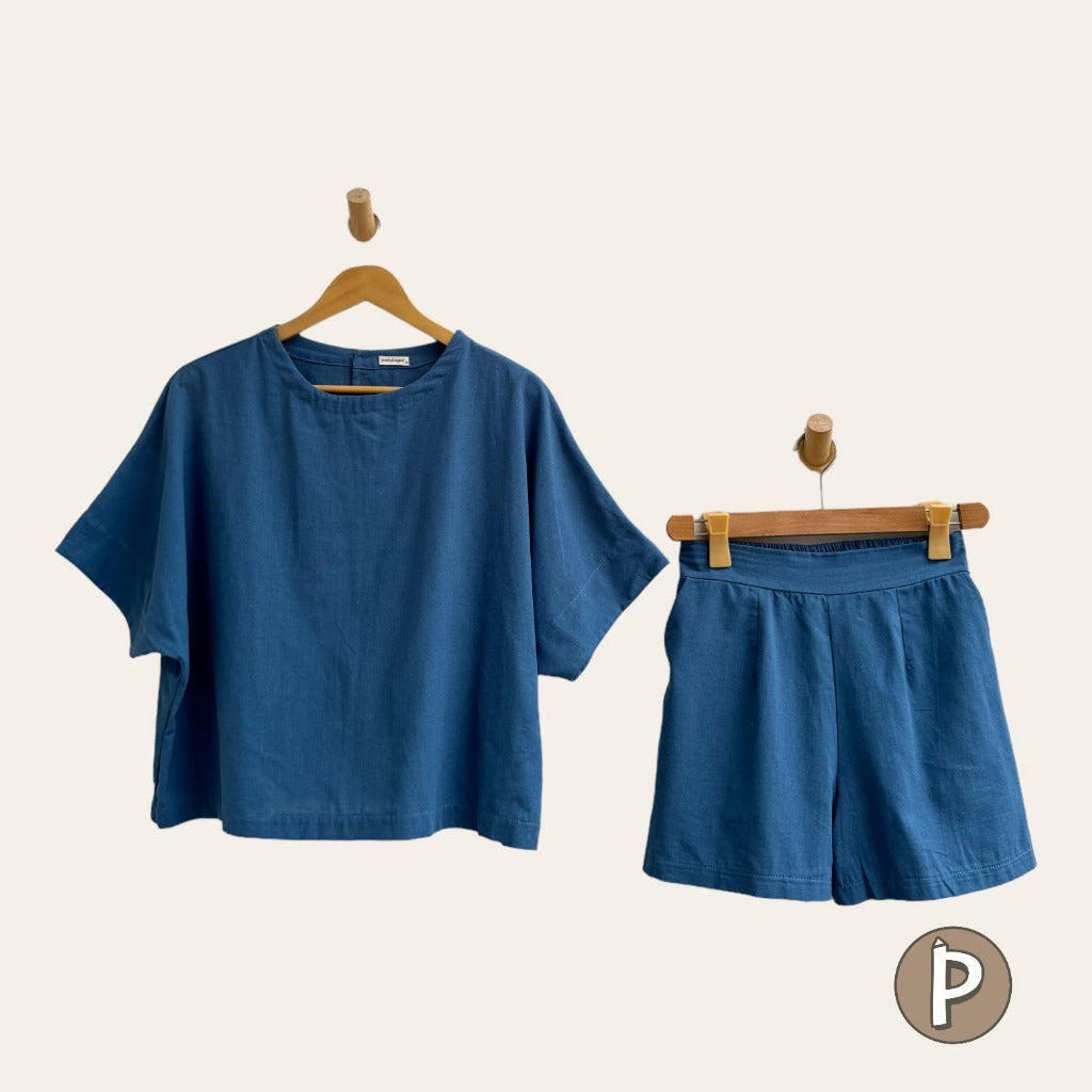 Pambahaymnl Batwing Shorts Set